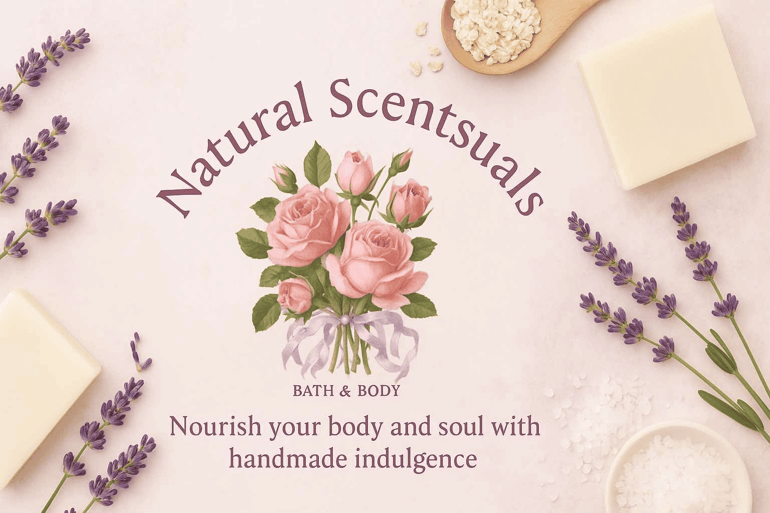 Pamper yourself with handmade bath and body products.,